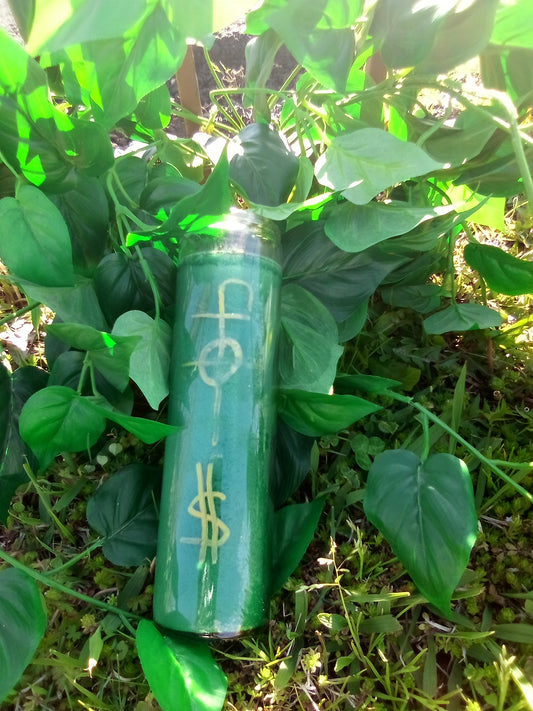 "Fixed" Money Come to me Candle